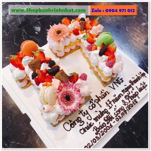 Bánh Sinh Nhật Chữ Cái & Số - RP93